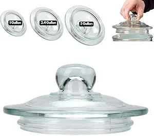 Photo 1 of Replacement Glass Lid, 5 1/2'' top and 5'' seal. 