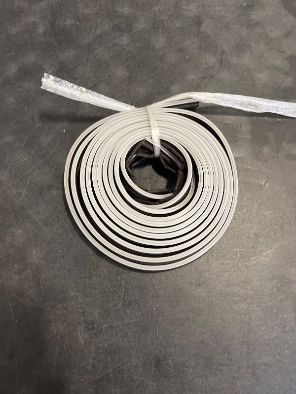 Photo 1 of Weather Stripping Door Seal Strip 14FT Door Soundproofing V-Shape Sound Proof Door Sealers for Door Frame, Door Insulation Strip for Large Gap Brown