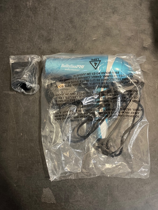 Photo 1 of BaBylissPRO Hair Dryer, Nano Titanium 2000-Watt Blow Dryer, Hair Styling Tools & Appliances, BNT5548