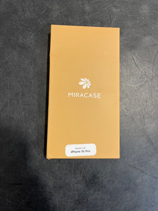 Photo 1 of Miracase Magnetic for iPhone 16 Pro Case Full-Body Phone with Built-in Glass Screen Protector, [Compatible with MagSafe] Military Drop Proof 16 Pro Cover Bumper 6.3 inch, Gold Brown