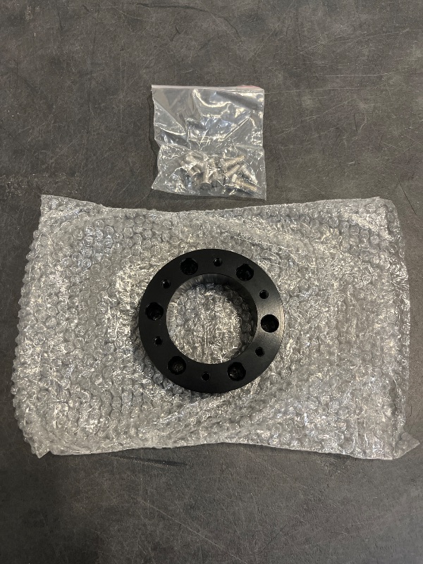 Photo 1 of 1In Steering Wheel Spacer, 6 Hole Hub Aluminum Alloy Steering Wheel Hub Pad Heighten Increased Pad Adapter Universal