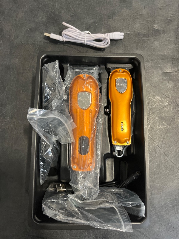 Photo 1 of SURKER Mens Hair Clipper Professional Hair Trimmer Barber Clipper Set Beard Trimmer Cordless Hair Cutting Grooming Kit LED Display USB Rechargeable