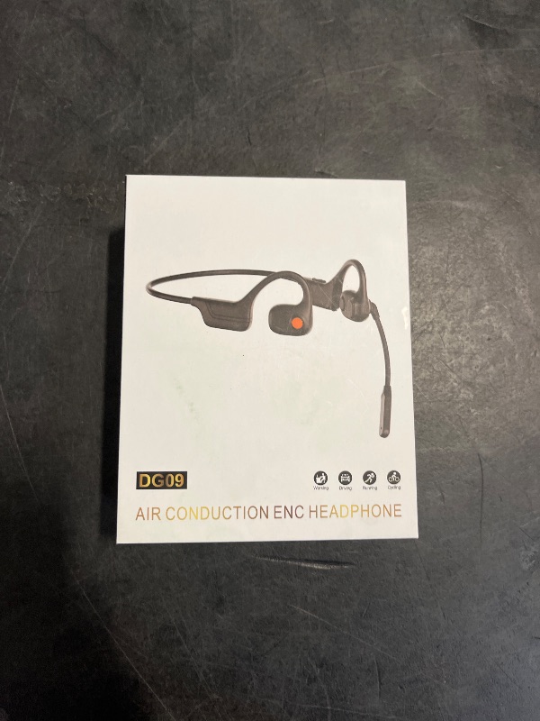 Photo 1 of MARLALL Open Ear Headphones with Mic, Bluetooth Headset with Microphone, Dual Connect Bluetooth 5.3 Headset with Boom Mic/Mute Function, Wireless Headphones for Meeting, Online Class-Black