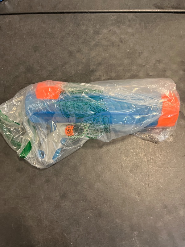 Photo 1 of Nerf Dog Tennis Ball Blaster Dog Toy Gift Set, Tennis Ball Dog Fetch Toy Launches up to 50 ft, Dog Ball Thrower for All Breeds Includes Translucent Blue Tennis Ball Launcher and 3 Dog Tennis Balls