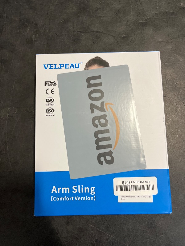 Photo 1 of Velpeau Arm Sling Shoulder Immobilizer for Women and Men, fit Left or Right Arm - Rotator Cuff Support Brace - Medical Sling for Shoulder, Clavicle, Elbow Injury (Comfort type, X-Large: Bust 41-47)