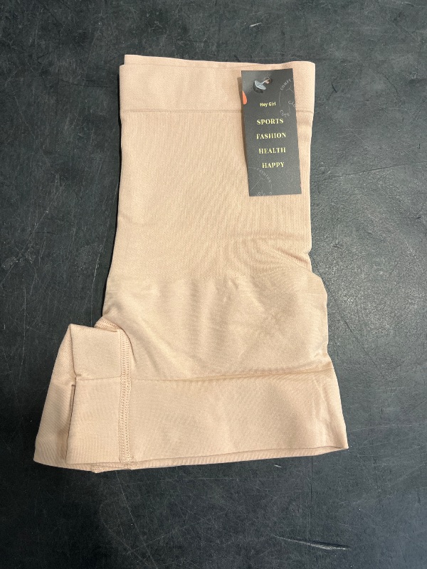 Photo 1 of (S) Seamless Shaping Boyshorts Panties for Women Tummy Control Shapewear Slip Shorts Under Dress Underwear (#B Low Beige-5,S)