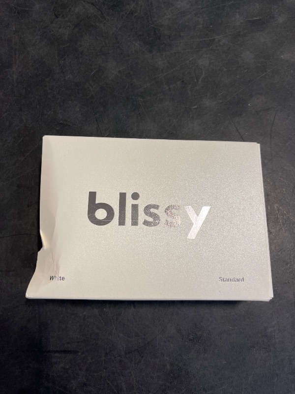 Photo 1 of Blissy Silk Pillowcase - 100% Pure Mulberry Silk - 22 Momme 6A High-Grade Fibers - Pillow Cover for Hair & Skin - Regular, Queen & King with Hidden Zipper (Standard,Blissy White)
