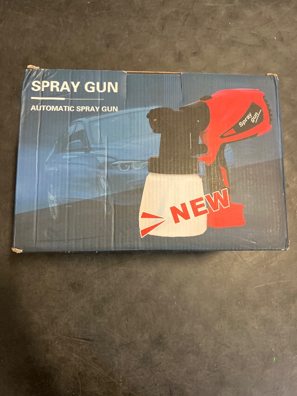 Photo 1 of 600W Paint Sprayer HVLP Spray Gun with 6 Nozzles and 3 Patterns, ROMON 1200ml Paint Gun with Great Heat Dissipation, for House Painting, Wall, Fence, Furniture, Cabinets, Garden Chairs