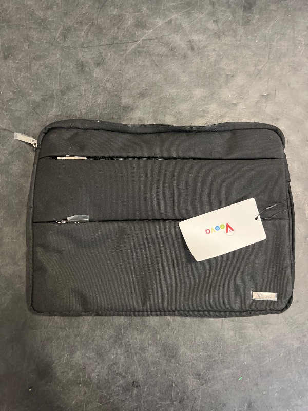 Photo 1 of V Voova Laptop Sleeve 14 15 Inch Carrying Case Compatible with MacBook Pro 14,MacBook Air 15,15 Surface Laptop,14"-15" HP Dell Asus Acer Laptop,Black