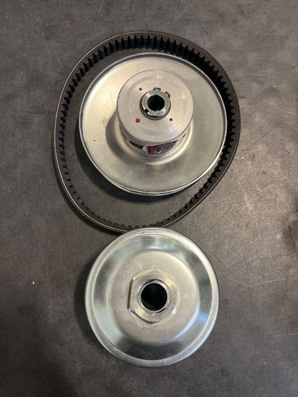Photo 1 of BATONECO 40 Series 1" Bore GO Kart CVT Torque Converter clutch kit, 1" Bore Driver Clutch + 3/4" Driven Clutch + 203785 Drive Belt Replaces Comet 40/44 Series for Mini Bike, Go Kart, Lawnmower