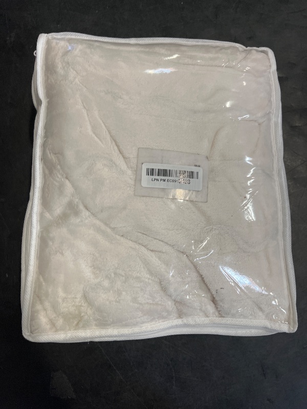 Photo 1 of Heated Electric Blanket Full Size 72"x84" - Cozy Warm Flannel Heated Blanket with 4 Heating Levels & 10 Auto Off - Winter Comfort Heating Blanket, Sleep Aid Bedding, White