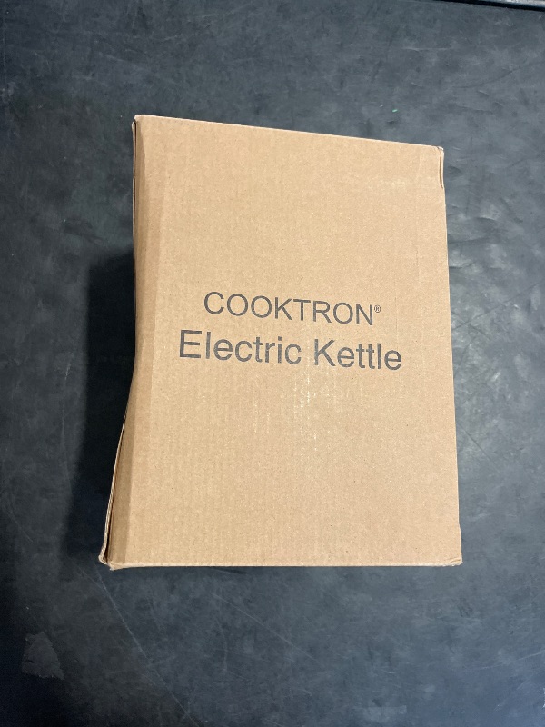 Photo 1 of COOKTRON 1.7L Electric Kettle Quiet, Double Wall Hot Water Boiler BPA-Free, Quiet Boil and Cool Touch Tea Kettle, Cordless with Auto Shut-Off & Boil Dry Protection, 1500W Fast Boiling, Green