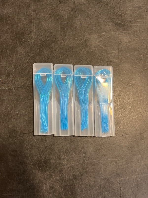 Photo 1 of Floss Threaders, 400 Count Threaders for flossing, Dental Floss Threader for Braces, Bridges, Implants, Permanent Retainer (Pack of 4)