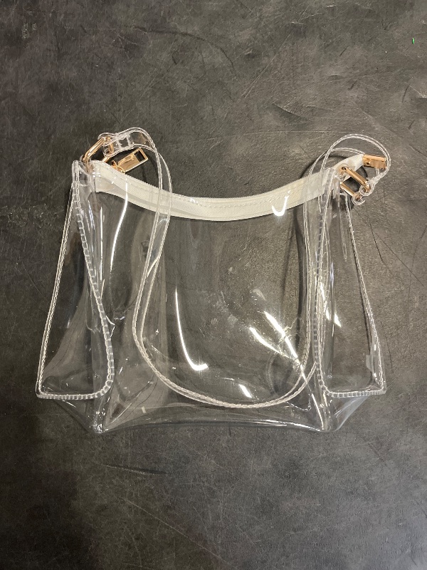 Photo 1 of Ginogento Clear Bag for Stadium Events,Clear Bag Purse for women Crossbody Transparent for Concerts,Festivals,Sport Events