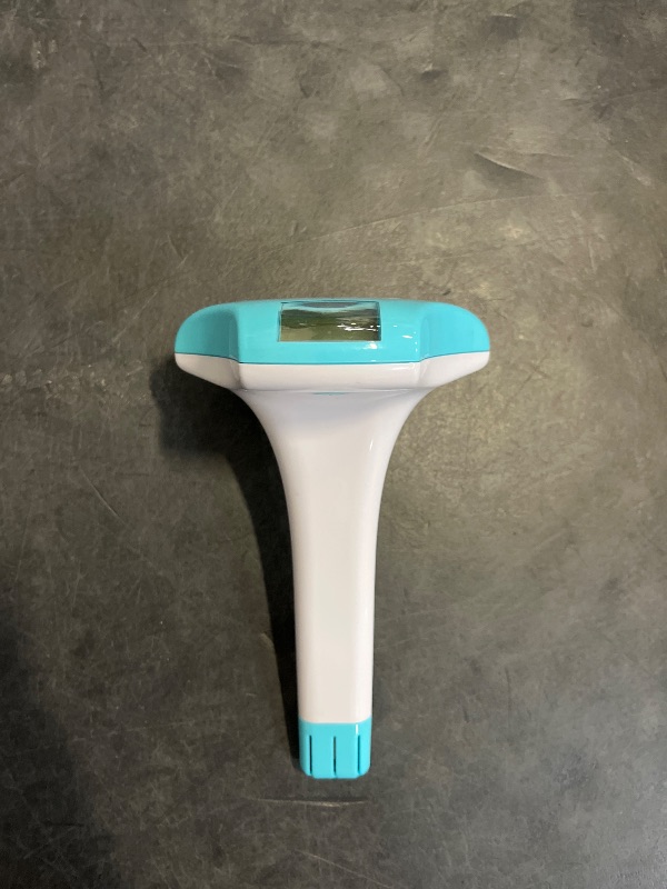 Photo 1 of RINMEE Solar Digital Pool Thermometer Floating, Large Easy-to-Read Screen Display and Bold Numbers, High Accuracy and Wide Measuring Range for Swimming Pool, Spa, Hot Tub, Ice Bath, Fish Pond
