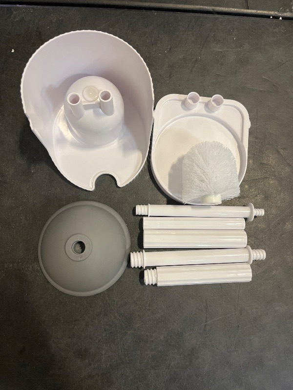 Photo 1 of FORASTO 2 in 1 Toilet Brush and Plunger Set,Extended Handle Plunger,Bathroom Cleaning Tools Combo,Cleaning Supplies?Bathroom Accessories?White 21inch?