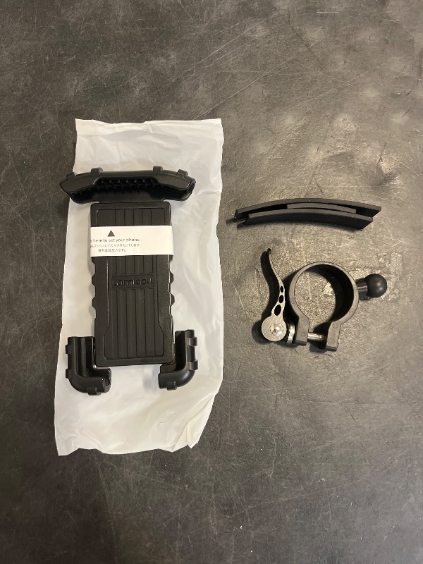 Photo 1 of Lamicall Bike Phone Holder, Motorcycle Mount - Motorcycle Phone Holder, Handlebar Cell Phone Clamp, Scooter Phone Clip for iPhone 16 Pro Max/Plus, 15 Pro Max, S10, S20, More 4.7" to 6.8" Smartphones