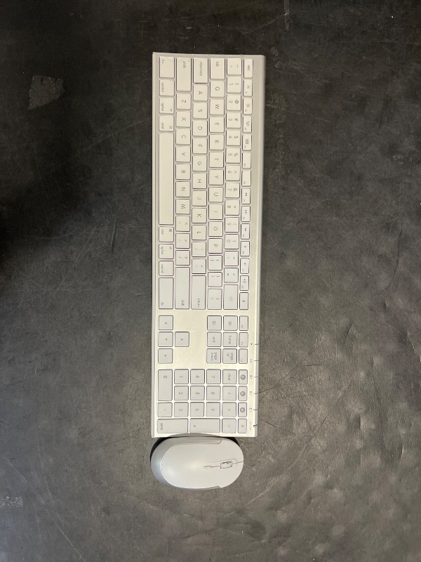 Photo 1 of Bluetooth Keyboard Mouse for Mac, Ultra Slim Wireless Keyboard Mouse Combo for Mac, Multi-Device, Full Size, Rechargeable, for MacBook Pro, MacBook Air, iMac, iPad