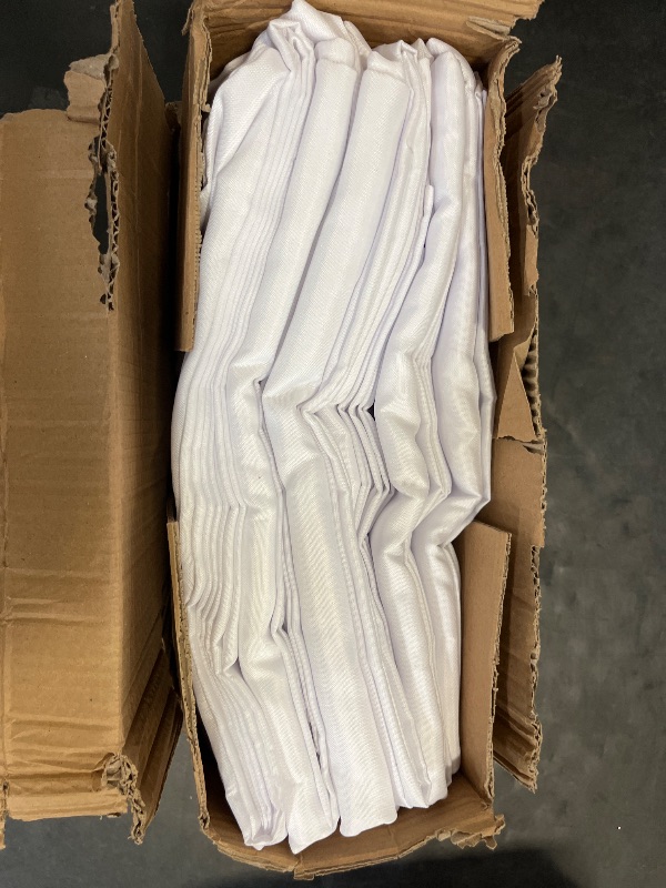 Photo 1 of Fitable White Tablecloths for Rectangle Tables, 6 Pack - 70 x 120 Inches - Reusable and Washable Table Clothes for 6-8 Ft Tables, Polyester Fabric Table Covers for Wedding, Party, Banquet