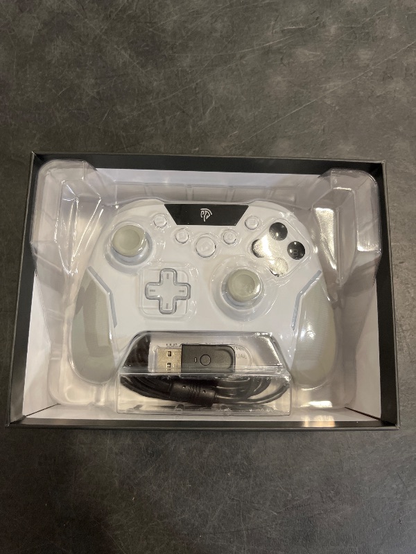 Photo 1 of EasySMX X20 Wireless Gaming Controller with RGB Backlit, 2-Stage Hall Effect Stick, 1000Hz Polling Rate, 6-Axis Gyro on Multi-Platform, Mech Buttons- Compatible with PC/Switch/Steam/Android
