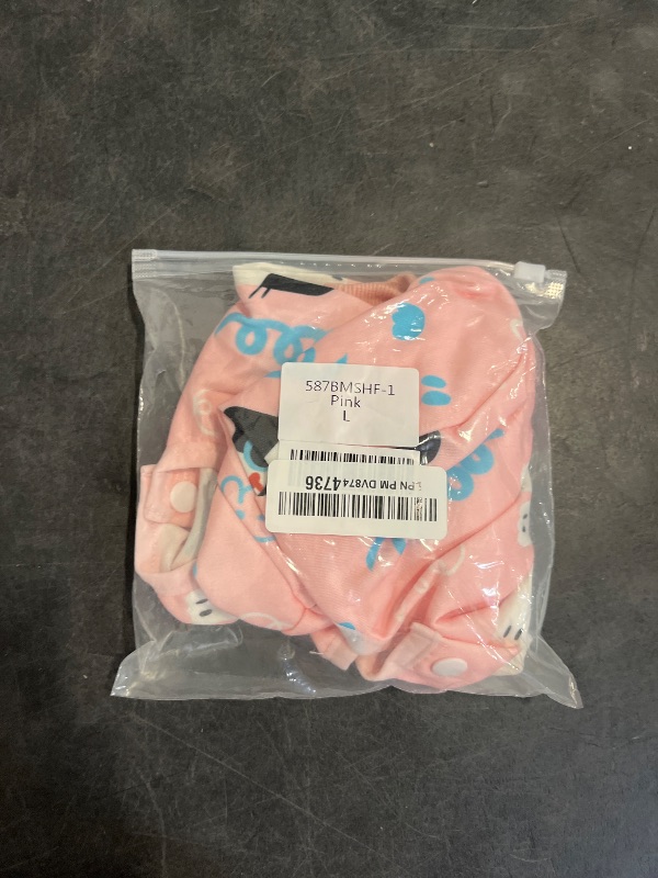 Photo 1 of SUNFURA Cat Recovery Suit Full Body Suit, Cat Surgery Recovery Suit Female Kitten Onesie for Cats Anti-Licking, Pet Surgical Recovery Suit with Sleeves, Cat Spay Recovery Suit Male Neuter Pink L