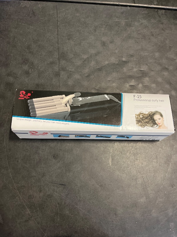 Photo 1 of Hair Curling Iron 5 Barrel Hair Crimper 16mm Curling Wand Two-Gear Temperature Adjustable Ceramic Curler Curling Iron Waver with Heat Resistant Gloves