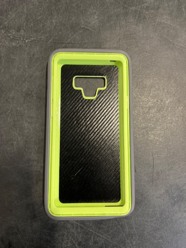 Photo 1 of AYMECL for Note 9 Case,Samsung Note 9 Case [Military Grade] 3 in 1 Full Body Shockproof Dust/Drop Proof Heavy Duty Protection Cover,for Samsung Galaxy Note 9 6.4 Inch,Green+Grey