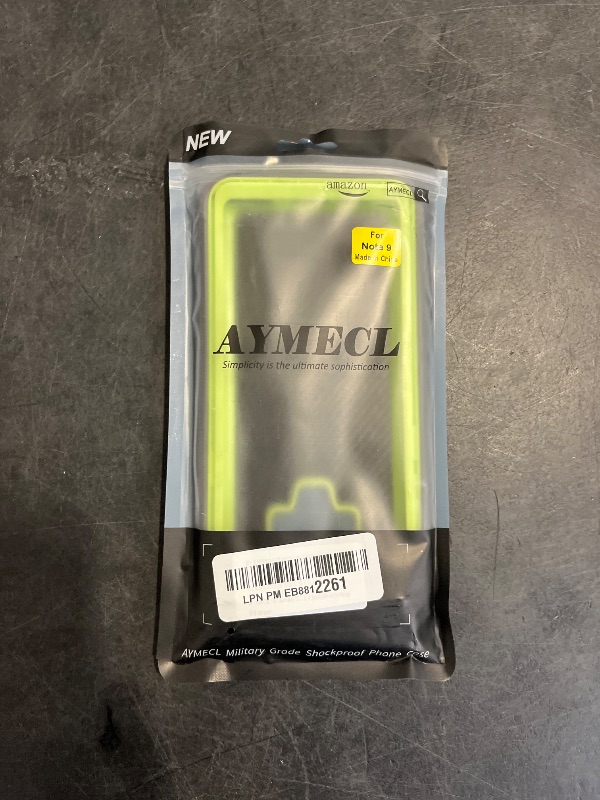 Photo 1 of AYMECL for Note 9 Case,Samsung Note 9 Case [Military Grade] 3 in 1 Full Body Shockproof Dust/Drop Proof Heavy Duty Protection Cover,for Samsung Galaxy Note 9 6.4 Inch,Green+Grey
