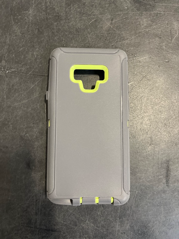 Photo 1 of AYMECL for Note 9 Case,Samsung Note 9 Case [Military Grade] 3 in 1 Full Body Shockproof Dust/Drop Proof Heavy Duty Protection Cover,for Samsung Galaxy Note 9 6.4 Inch,Green+Grey