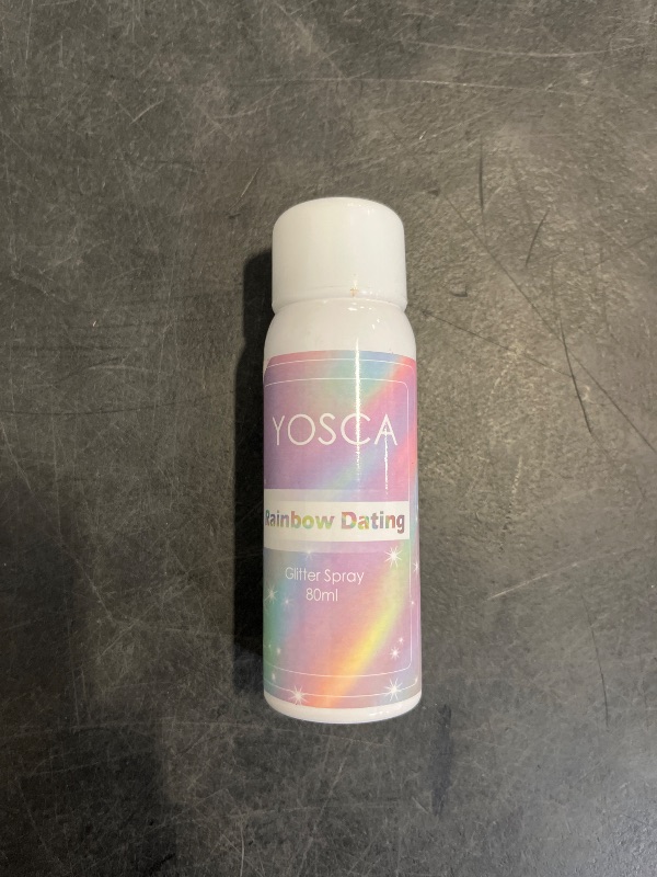 Photo 1 of Yosca Body Glitter Spray, 80ML Holographic Silver Glitter Hairspray, Quick-Drying and Long-Lasting Shiny Glitter Spray for Body Hair Sparkling Makeup Festival Concert Party Clothes Rave Accessories
