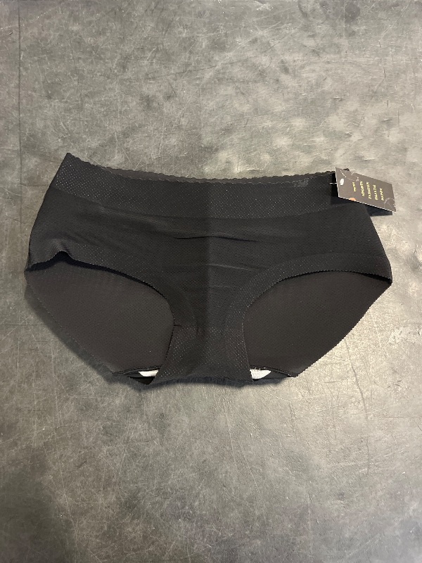 Photo 1 of (S) DERCA Butt Lifter Panties Padded Underwear for Women Seamless Booty Pads Hip Enhancer Panty (#A1 Black (Briefs),Small)