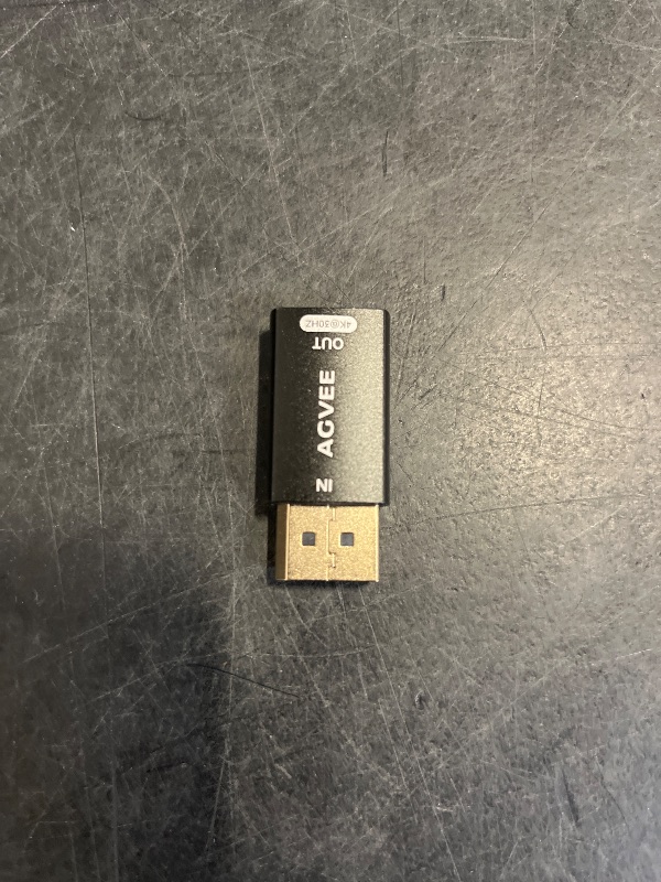 Photo 1 of AGVEE 2 Pack Display Port to HDMI 4K@30HZ Adapter, Alloy Shell DP Displayport PC to HDMI Display Coulper Converter, Backward Compatibile with 2K@60HZ 1080P@120HZ Full HDTV, Uni-Directional, Black