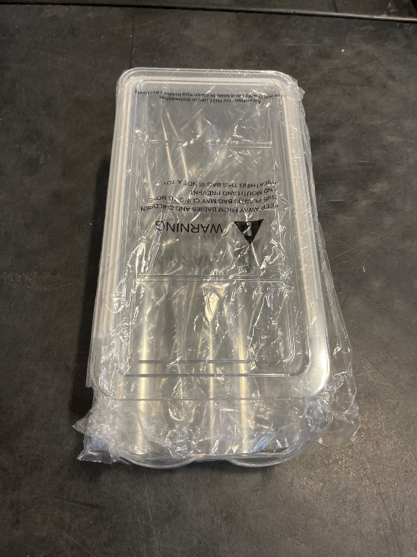 Photo 1 of RoskDeewat Egg Holder for Fridge, Automatic Rolling Egg Container for Refrigerator, Stackable Fridge Organizers and Storage with Lid, Clear Plastic Egg Dispenser & Tray (2 Tier)