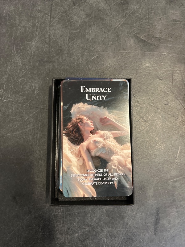 Photo 1 of ZZBUY Angel Oracle Cards, Oracle Deck with Meanings on Them for Beginners Receive Wisdom and Guidance