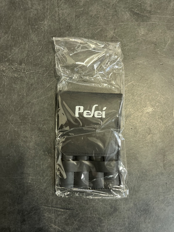 Photo 1 of Pefei Tweezers Set - Professional Stainless Steel Tweezers for Eyebrows - Great Precision for Facial Hair, Splinter and Ingrown Hair Removal (Black)