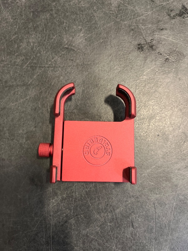 Photo 1 of Stripebird - Original Magnetic Golf Cart Phone Holder (Red) - Cell Phone Holder with Neodymium N52 Magnets - Golf Caddy - Golf Cart Mount for iPhone, Samsung & Others