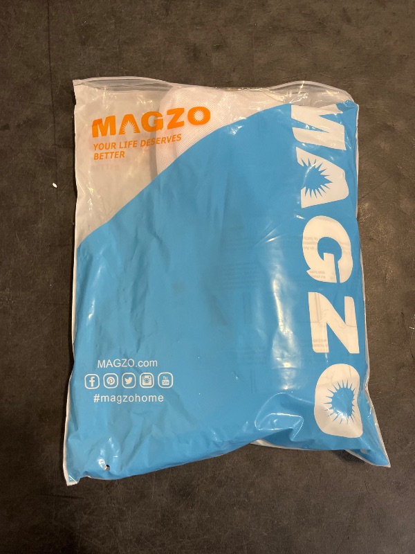 Photo 1 of MAGZO Magnetic Screen Door White 38'' x 82'', Reversible Left Right Side Opening, Upgraded Polyester Scratch-Proof, Mesh Net for Sliding Glass/Single/Patio/French Doors with Adhesive-Hook&Loop to Hang
