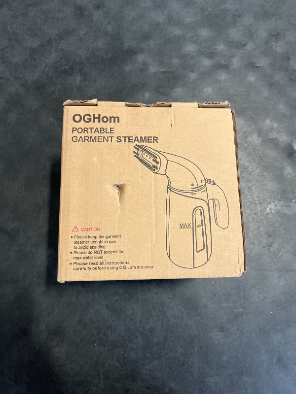 Photo 1 of OGHom Steamer for Clothes, Handheld Clothing Steamer for Garment, 240ml Big Capacity 700W Portable Travel Steam Iron (Only for 120V)