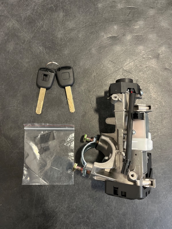 Photo 1 of WMPHE Ignition Switch Lock Cylinder Assembly with 2 Keys Compatible with 2006-2011 Honda Civic 2007-2010 Honda CR-V FIT Odyssey, Replacement for OE 35100-SDA-A71,06350-SAA-G30 ID46 Chip