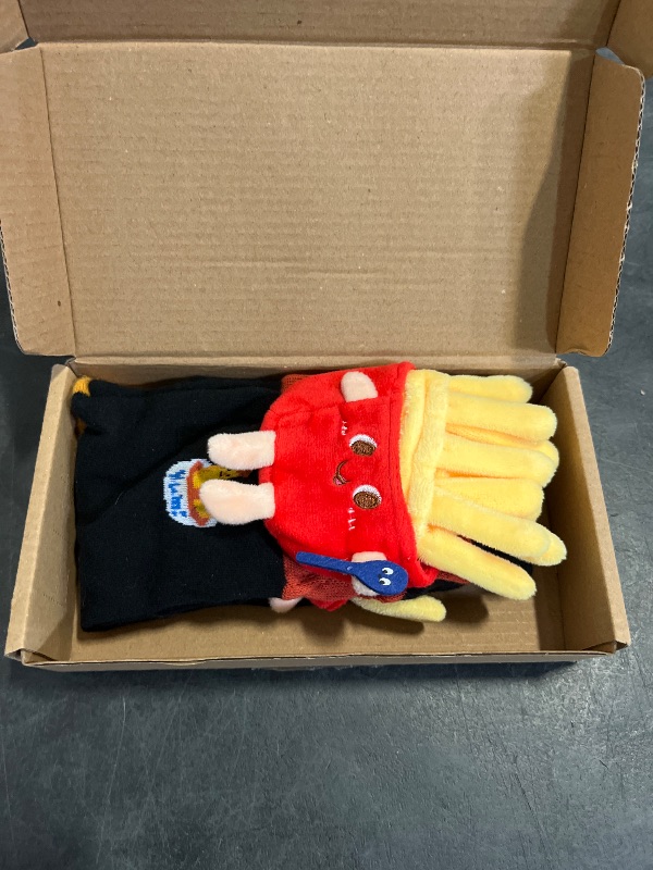 Photo 1 of  SIZE 5-8 CJQLQN Food Themes Funny 3D Fries Socks Box, Crazy Cool Novelty Silly Socks Gifts for Women