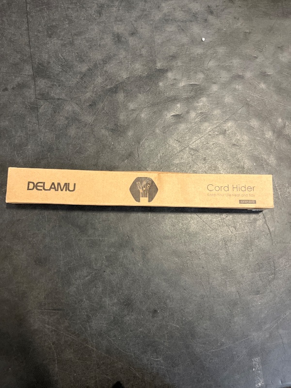Photo 1 of Delamu TV Cord Hider, 62.8in Cable Hider, Cord Covers for Wires on Wall, Wire Covers for 2-3 Cords, Wire Hiders for TV on Wall, Easier Setup Cable Cover Management, 4X L15.7 W0.94 H0.47in, White