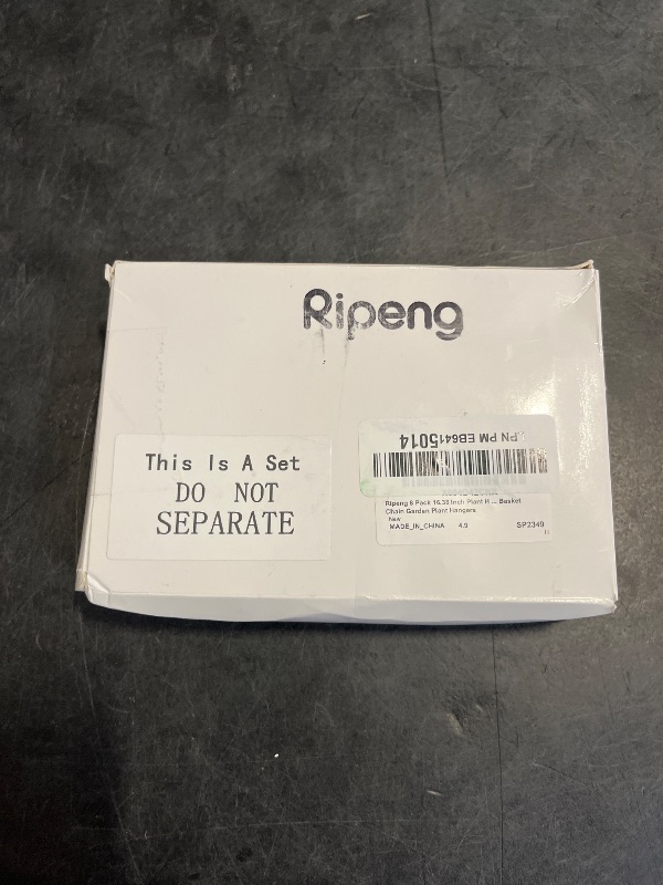Photo 1 of Ripeng 8 Pack 16.38 Inch Plant Hanging Chains with Hooks Metal White Hanging Basket Chain for Bird Feeders Planters Lanterns 3 Point Flower Pot Basket Chain Garden Plant Hangers