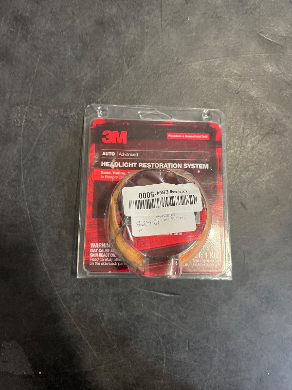 Photo 1 of 3M Headlight Lens Restoration System, 39008, 1 Kit