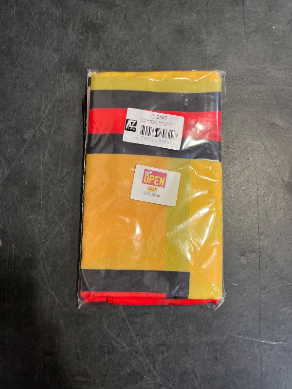 Photo 1 of AZ FLAG - Now Open Red And Yellow Flag - 3x5 Ft - 100D Polyester It'S Open Banner with Two Metal Grommets - Fade Resistant - Vivid Colors - 3' x 5' Feet - 150x90 Cm