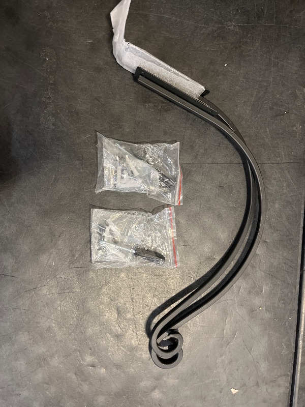 Photo 1 of Lifyzoon Heavy Duty Plant Hanger Bracket - Outdoor Hand-Forged Hanging Plant Bracket Durable and Stable Bird Feeder Hanger