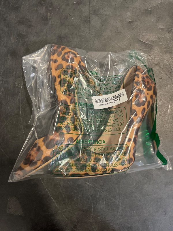 Photo 1 of Size 7 - FSJ Women Sexy Leopard Printed Dress Shoes Pointy Toe High Heels Stilettos Pumps Shoes Size 7 Leopard-Suede