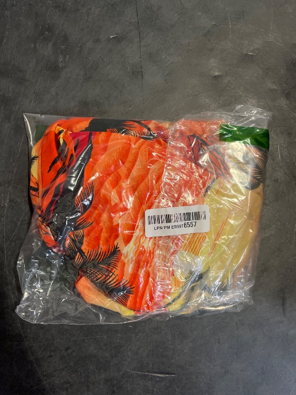 Photo 1 of (L) Cromoncent Matching Hawaiian Outfits for Family, Dad and Son Matching Luau Beach Tropical Shirts Mommy Daughter Tropical Sets Hawaiian Skirt Hawaiian Orange,Large