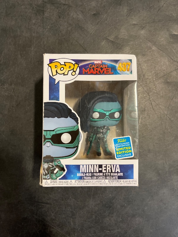 Photo 1 of POP Funko Captain Marvel: Doctor MINN ERVA Action Figures and Figures, Multicolor (889698411042)