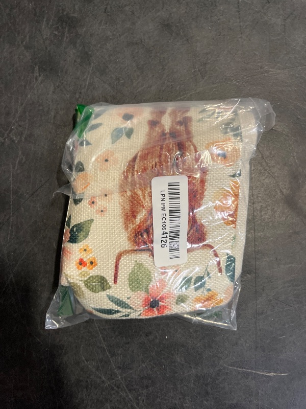 Photo 1 of AnyDesign Boho Floral Highland Cow Rectangle Pillow Covers Watercolor Flower Cow Throw Pillow Case 12 x 20 Inch Farmhouse Cushion Cover for Home Office Couch Car