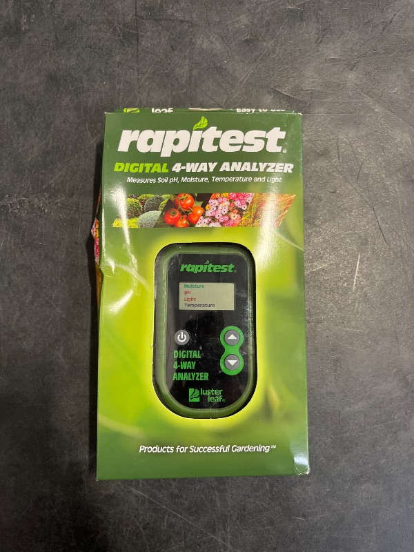 Photo 1 of Luster Leaf 1885 Digital 4-Way Analyzer